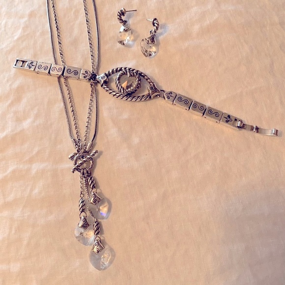 Brighton Necklace, Bracelet and Earring Set - Vintage Kristall - Picture 3 of 9